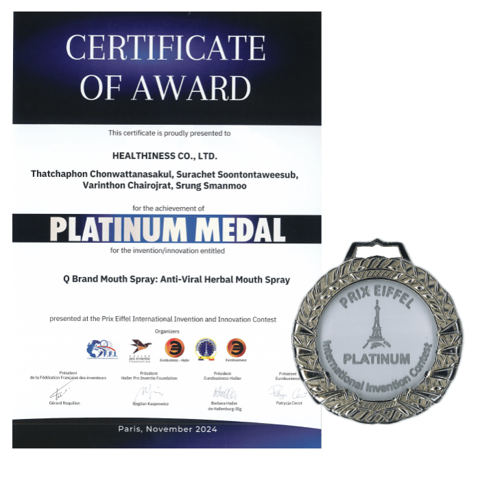 PRIX EIFFEL 2024 Platinum Medal Award